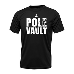 AAC Pole Vaut design on Black Tee