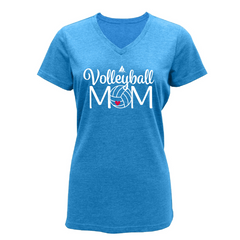 AAC Volleyball Mom Col Blue