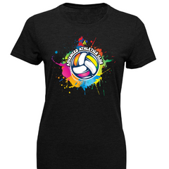 AAC Volleyball Colorful Scoop Neck Tee