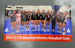 2024-25 17N Advanced Athletics Club Volleyball Team Banner