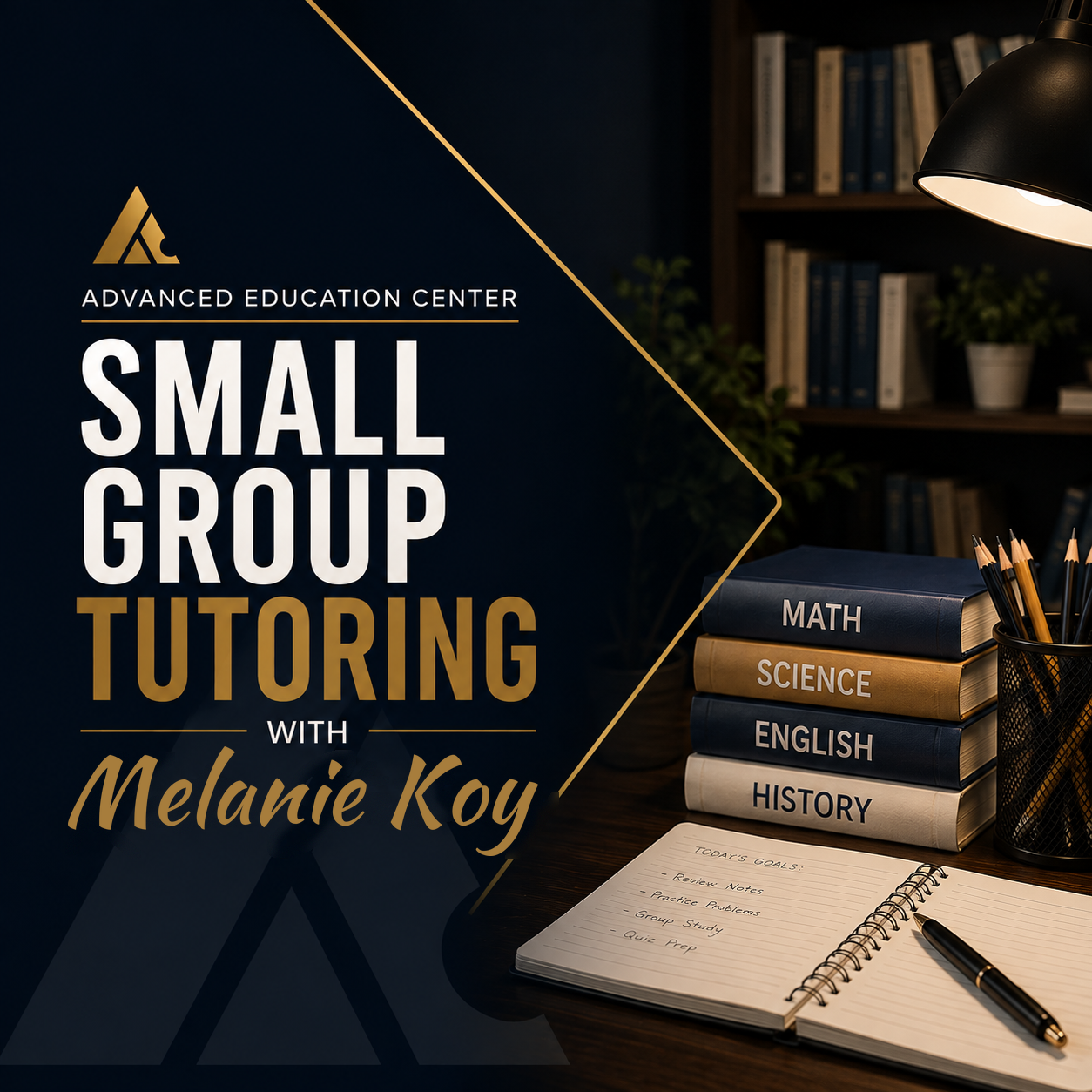 Small Group Tutoring with Melanie Koy — Advanced Education Center