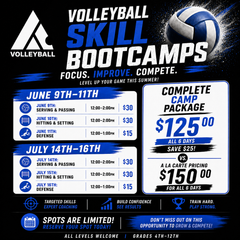 AAC Volleyball Skill Bootcamps Flyer