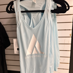 Womens Light Blue Racerback Tank