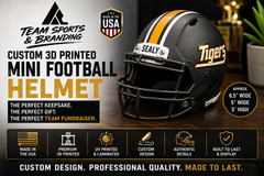 Sealy Tigers Custom Mini Football Helmet