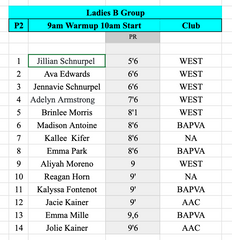 Pole Vault Meet - May 31st