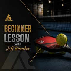 Beginner pickleball lesson with Jeff Brandes