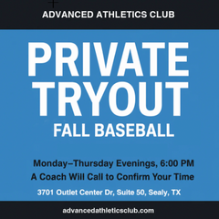 Baseball — Private Tryout