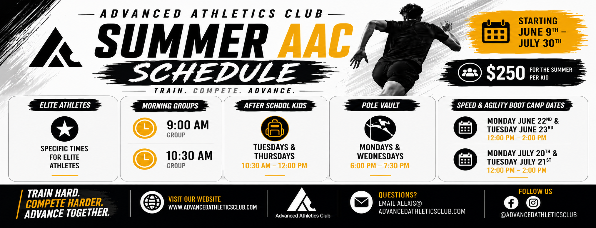 Summer AAC Schedule - Desktop