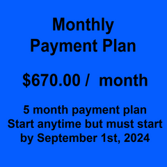 2024 Fall Volleyball Club Monthly Season Payment