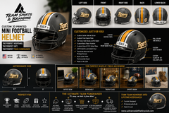 Sealy Tigers Custom Mini Football Helmet